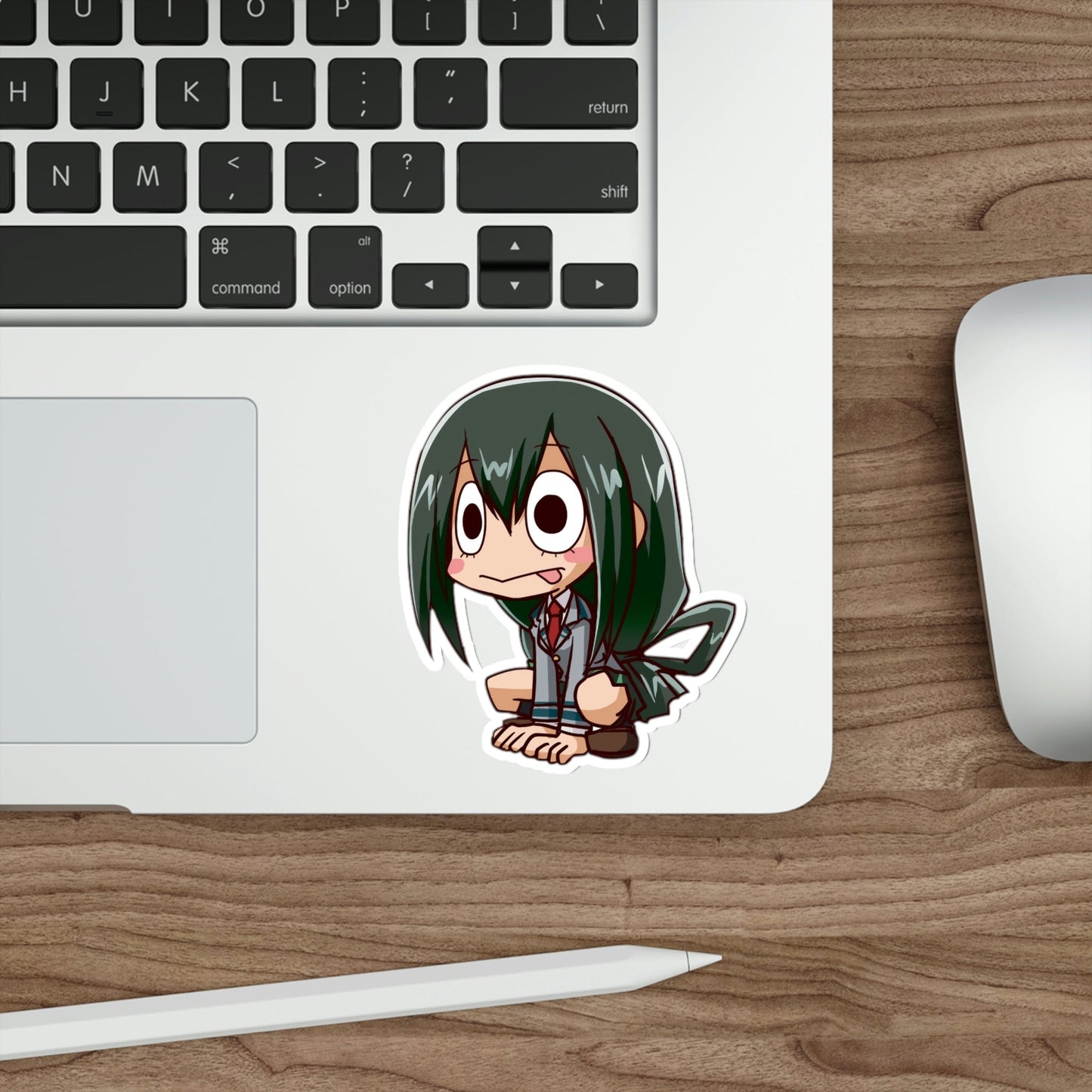 Chibi Asui Tsuyu My Hero Academia MHA Waterproof Sticker - Weatherproof Vinyl Car Decal