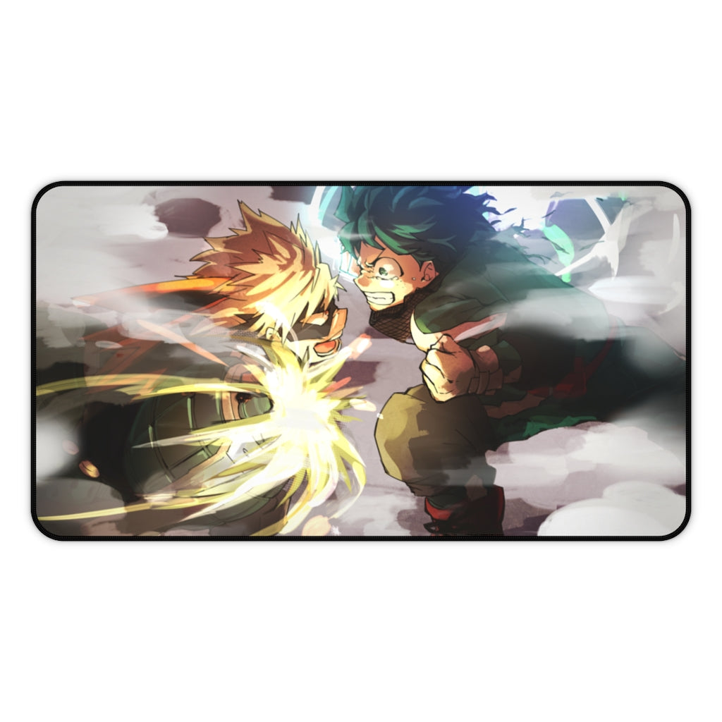 My Hero Academia Mouse Pad / Desk mat - Deku vs Bakugo - The Mouse Pads Ninja 12" × 22" Home Decor