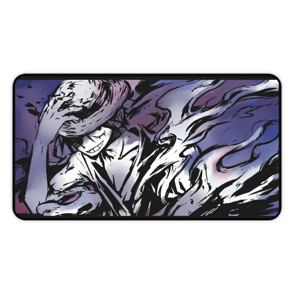 Pirate King Luffy - One Piece Non-Slip Mouse Pad / Desk Mat - The Mouse Pads Ninja 12" × 22" Home Decor