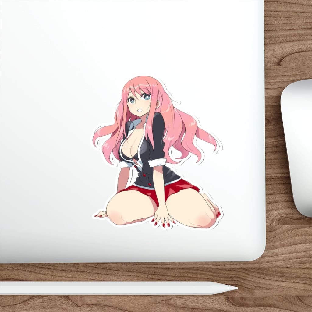 Danganronpa Junko Enoshima Waifu Waterproof Sticker - Ecchi Vinyl Decal