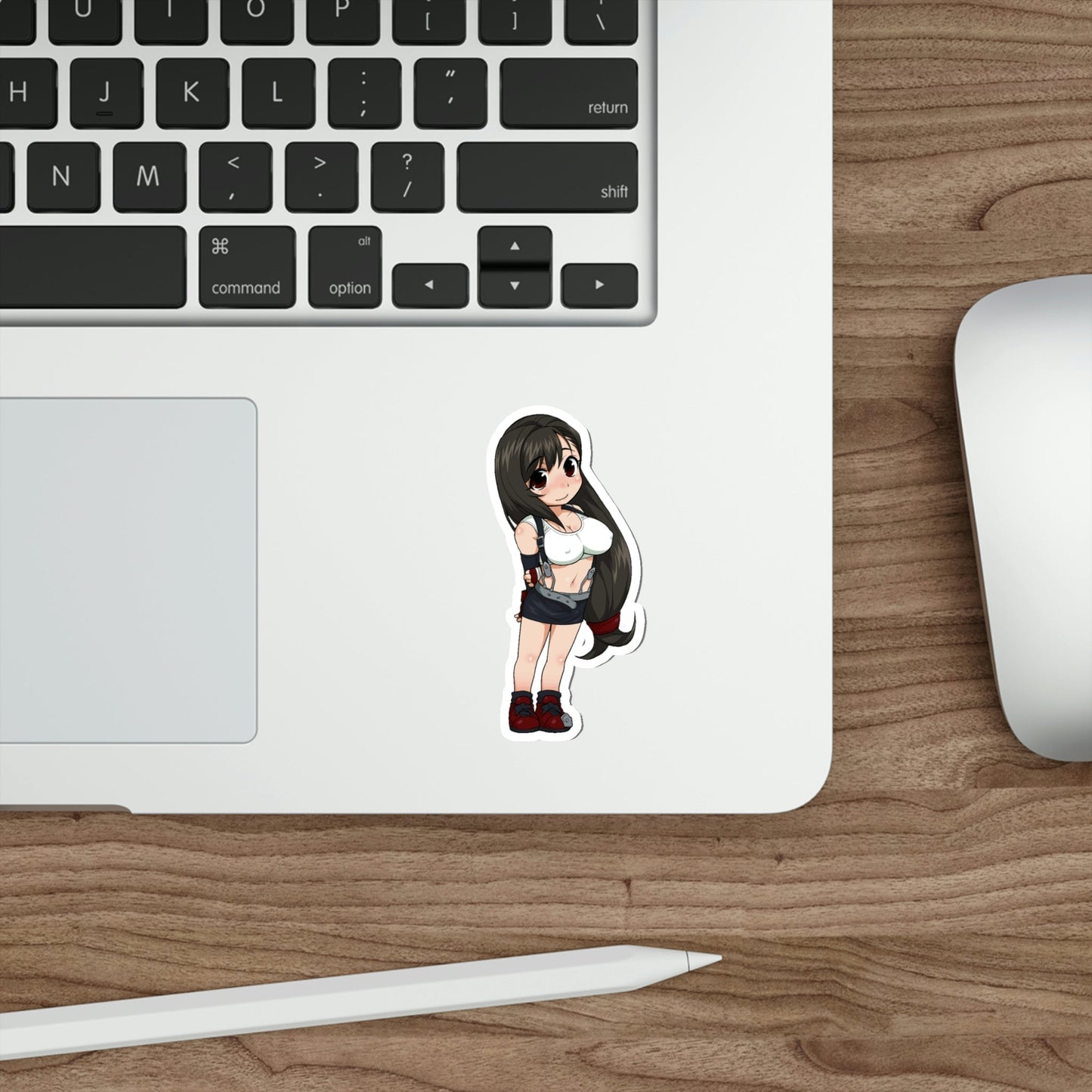 Chibi Sexy Tifa Lockhart Final Fantasy 7 Waterproof Sticker - Weatherproof Vinyl Car Decal