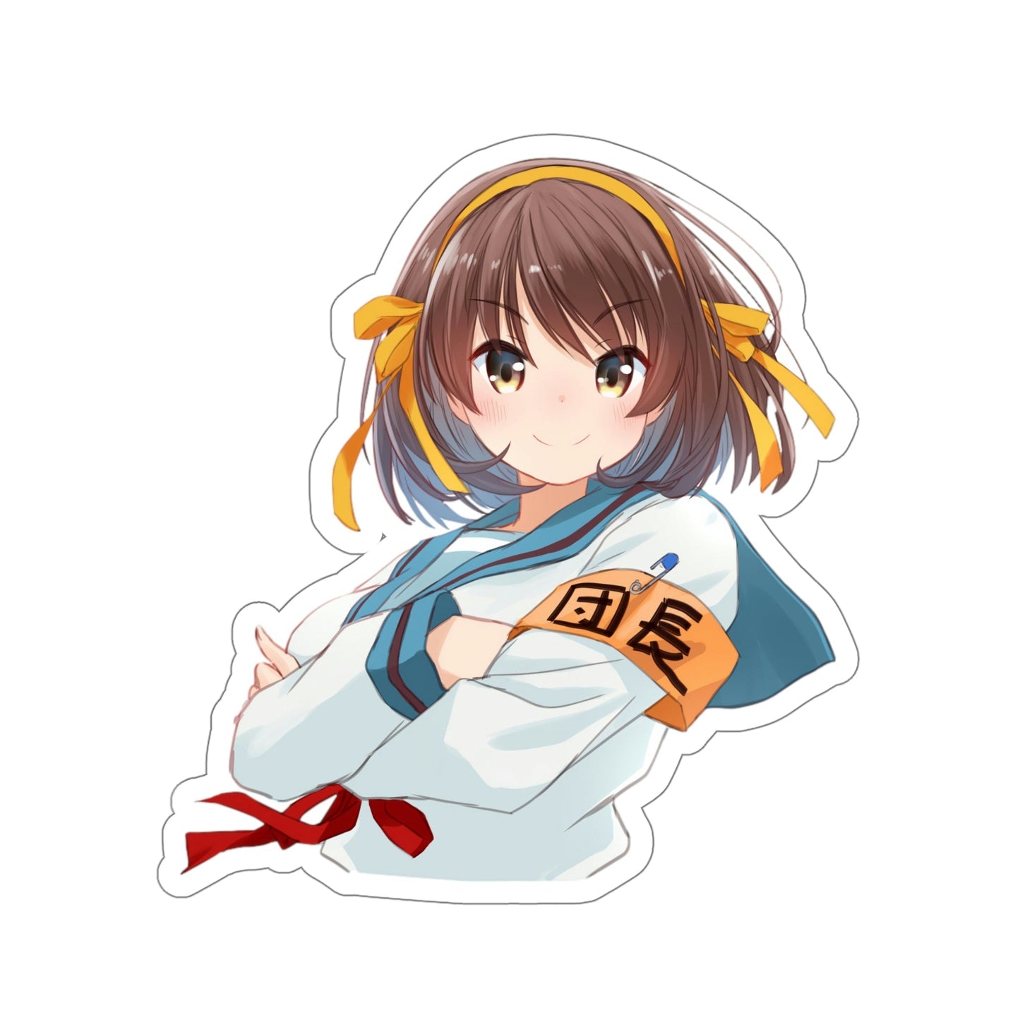 Haruhi Suzumiya Peeker Waterproof Sticker - Weatherproof Vinyl Car Decal