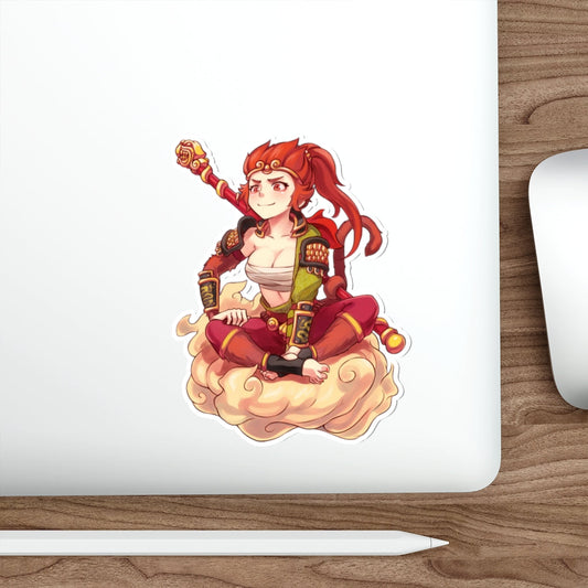 Female Monkey King Sun Wukong Waterproof Sticker - Ecchi Vinyl Decal