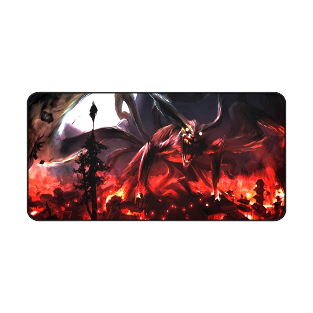 Naruto Anime Mouse Pad / Desk Mat - Nine tailed beast - The Mouse Pads Ninja Home Decor