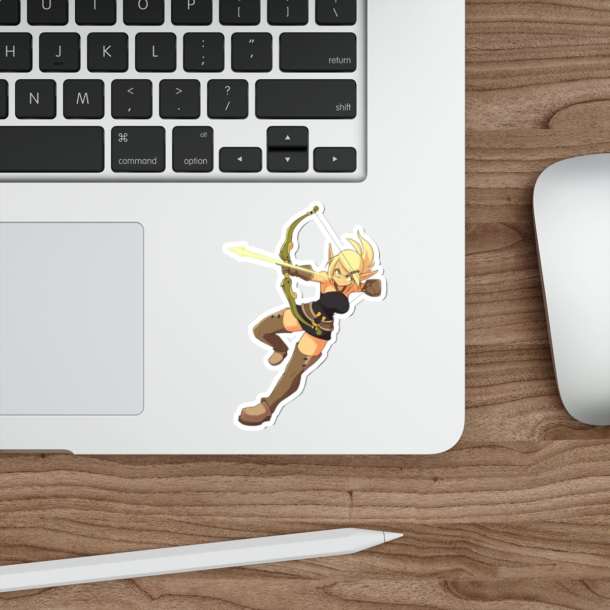 Evangelyne Bow Wakfu Waterproof Sticker - Weatherproof Vinyl Car Decal