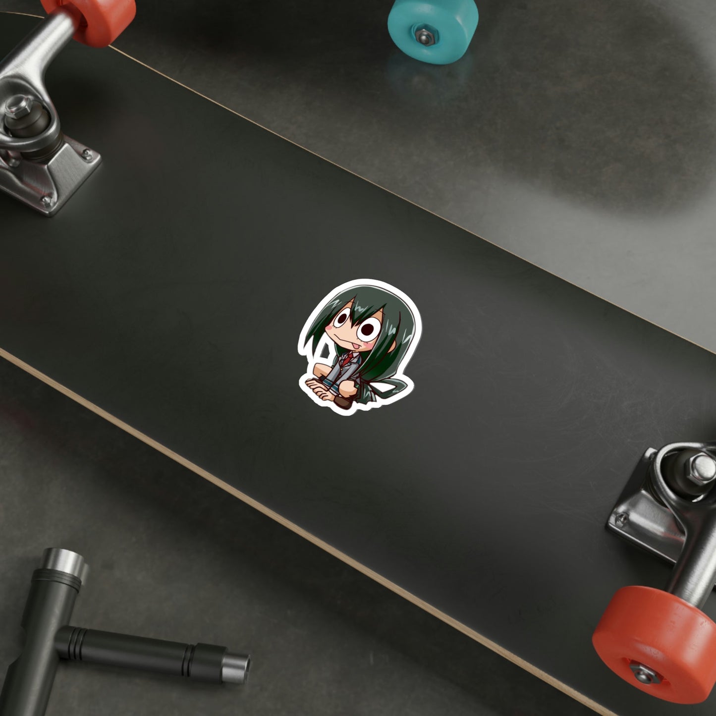 Chibi Asui Tsuyu My Hero Academia MHA Waterproof Sticker - Weatherproof Vinyl Car Decal