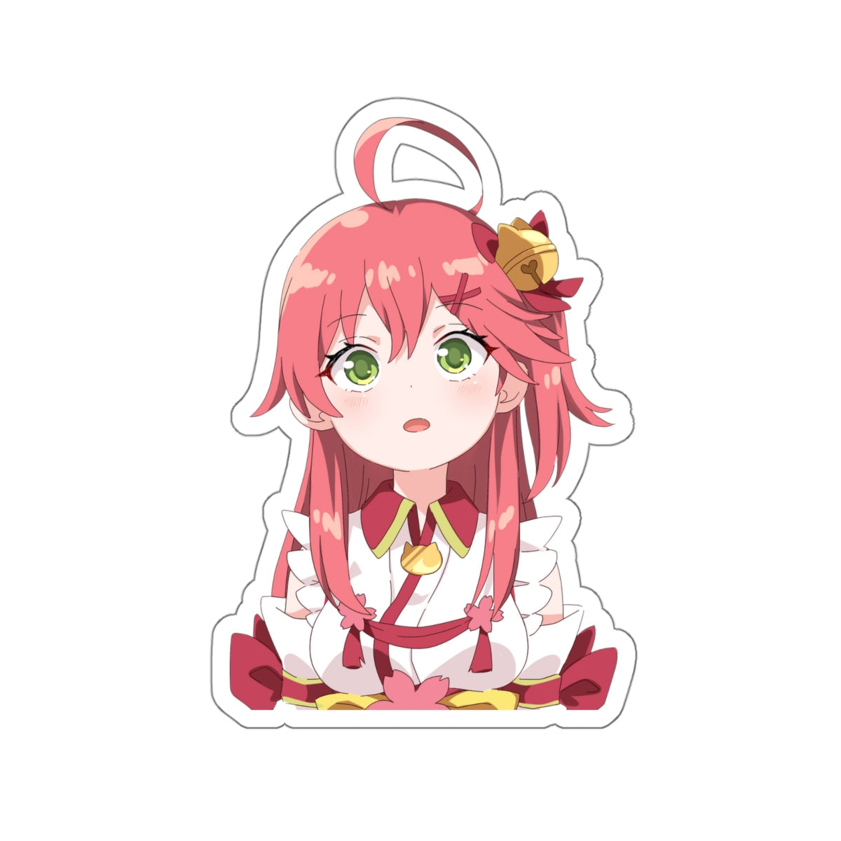 Sakura Miko Hololive Peeker Waterproof Sticker - Weatherproof Vinyl Car Decal