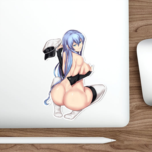 Akame Ga Kill Nude Esdeath Waterproof Sticker - Ecchi Vinyl Decal