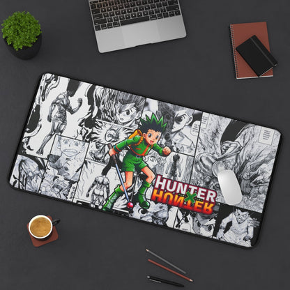 Hunter X Hunter anime Mouse Pad /Desk Mat - Gon freecs ( plus manga covers) - The Mouse Pads Ninja 31" × 15.5" Home Decor