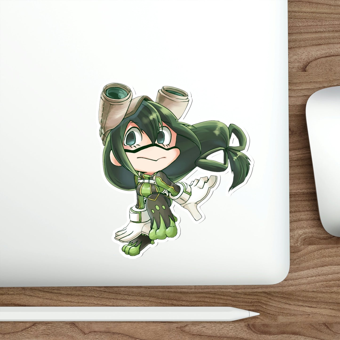 Chibi Froppy My Hero Academia MHA Waterproof Sticker - Weatherproof Vinyl Car Decal