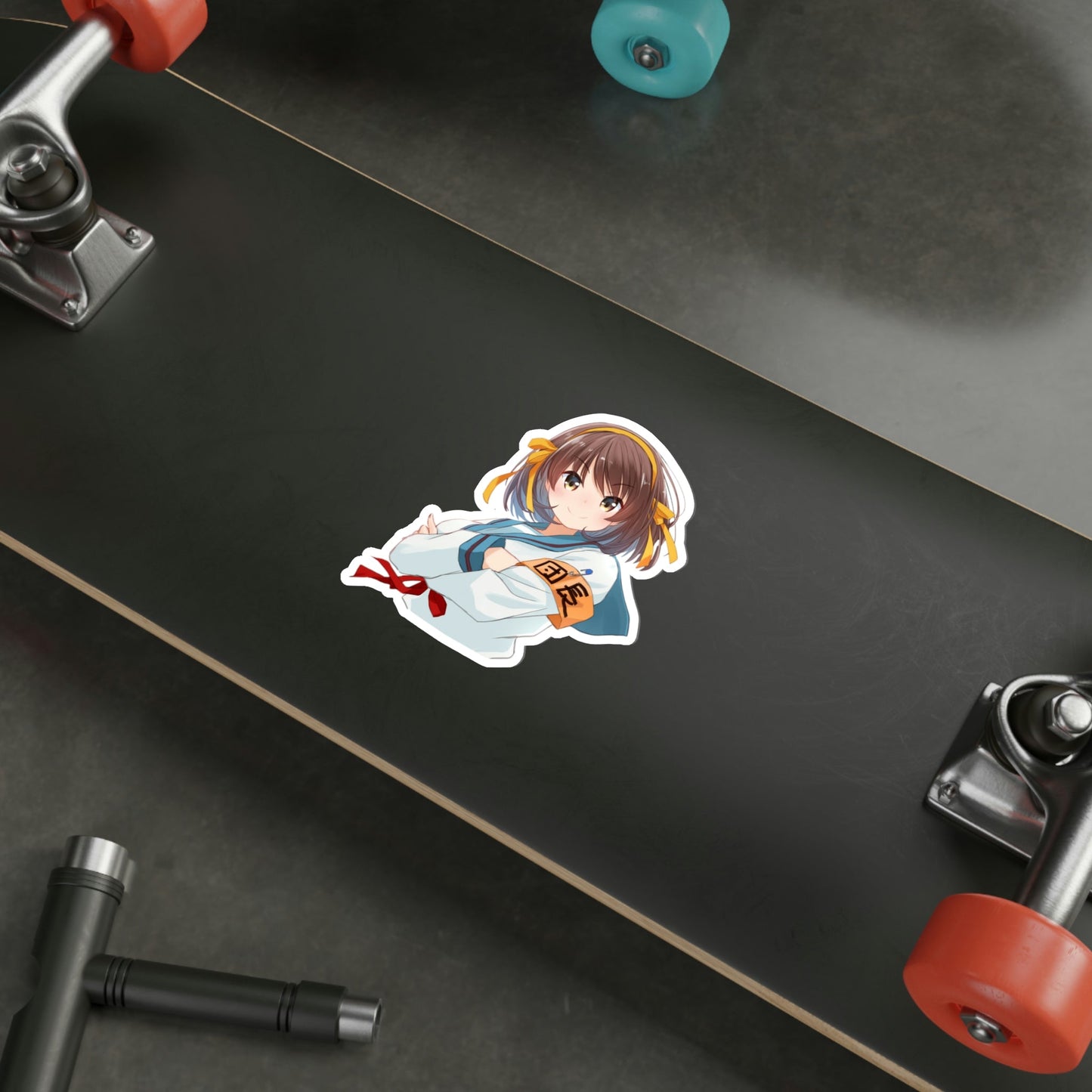 Haruhi Suzumiya Peeker Waterproof Sticker - Weatherproof Vinyl Car Decal