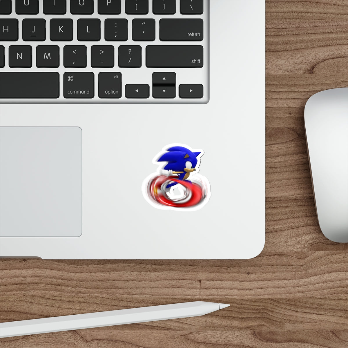 Speeding Sonic the Hedgehog Waterproof Sticker - Weatherproof Vinyl Car Decal