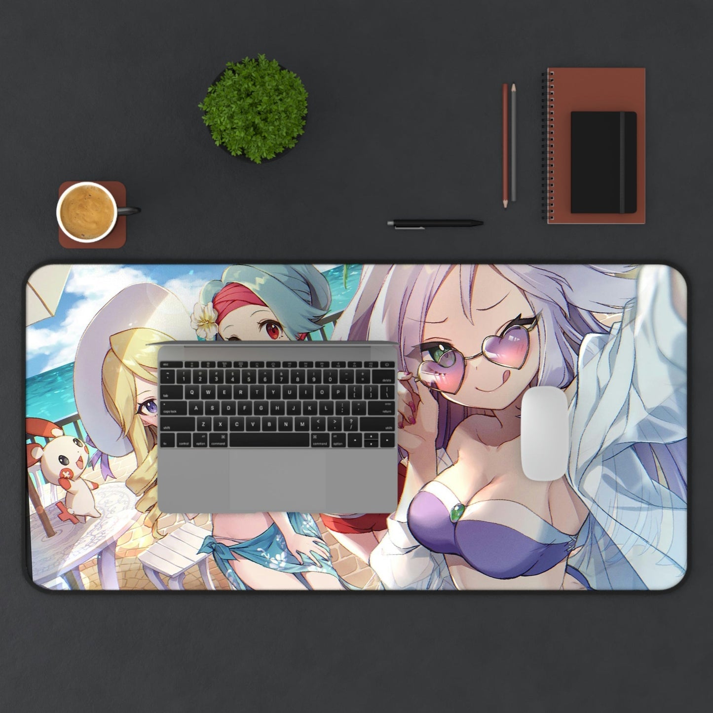 Pokemon Sexy Mousepad - Bikini Trainers Desk Mat - Ecchi Mouse Pad