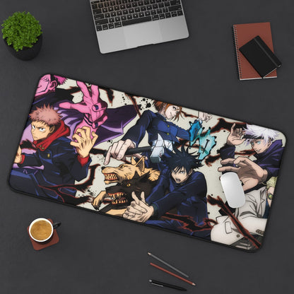 Jujutsu Kaisen Large Mouse pad / Desk mat - Legendary Characters - The Mouse Pads Ninja 31" × 15.5" Home Decor