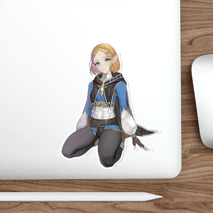 Princess Zelda Breath of the Wild Waterproof Sticker - Weatherproof Vinyl Car Decal