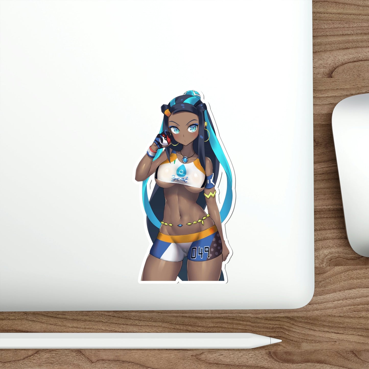 Sexy Nessa Pokemon Waterproof Sticker - Weatherproof Vinyl Car Decal