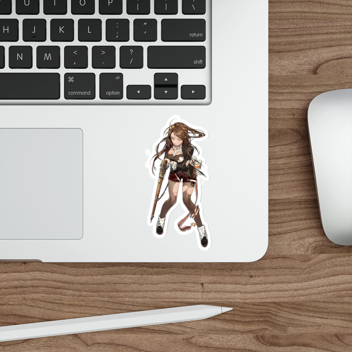 Distressed Lee Enfield Girls Frontline Waterproof Sticker - Weatherproof Vinyl Car Decal