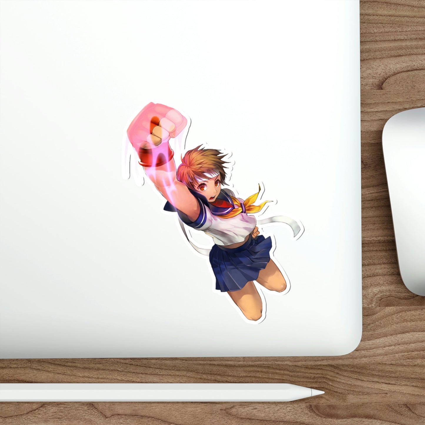 Shoryuken Sakura Street Fighter Waterproof Sticker - Weatherproof Vinyl Car Decal