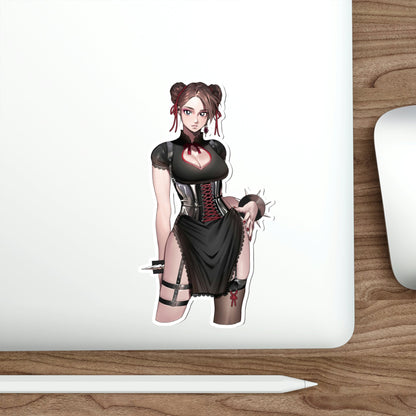 Sexy Chun Li Gothic Chinese Dress Street Fighter Waterproof Sticker - Weatherproof Vinyl Car Decal