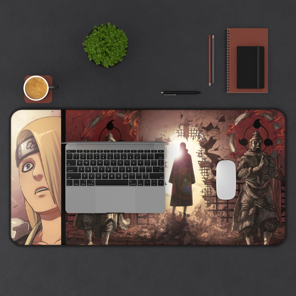 Naruto Anime Mouse Pad / Desk Mat - Itachi & deidara - The Mouse Pads Ninja Home Decor