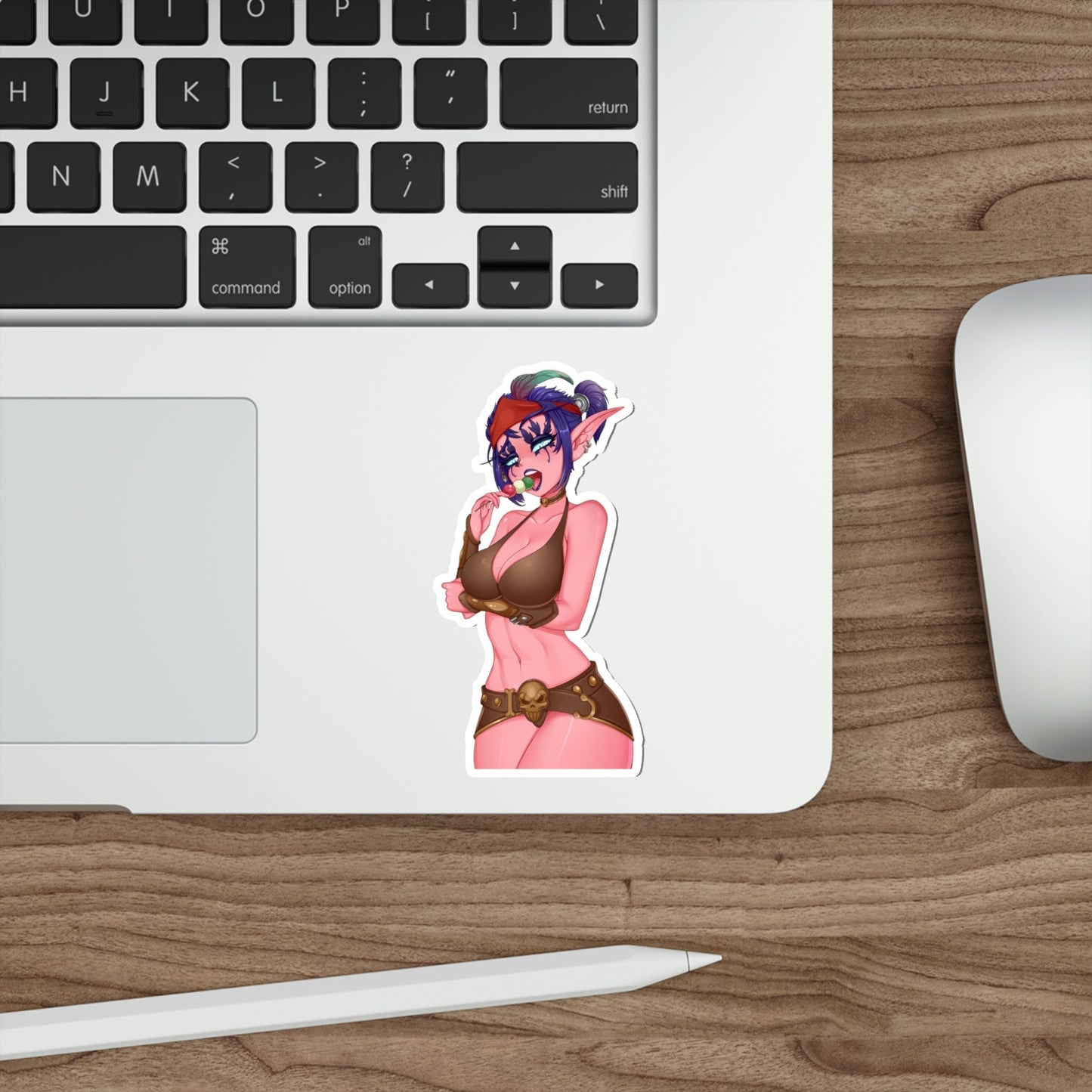 Sexy Blood Elf Warcraft Waterproof Sticker - Weatherproof Vinyl Car Decal