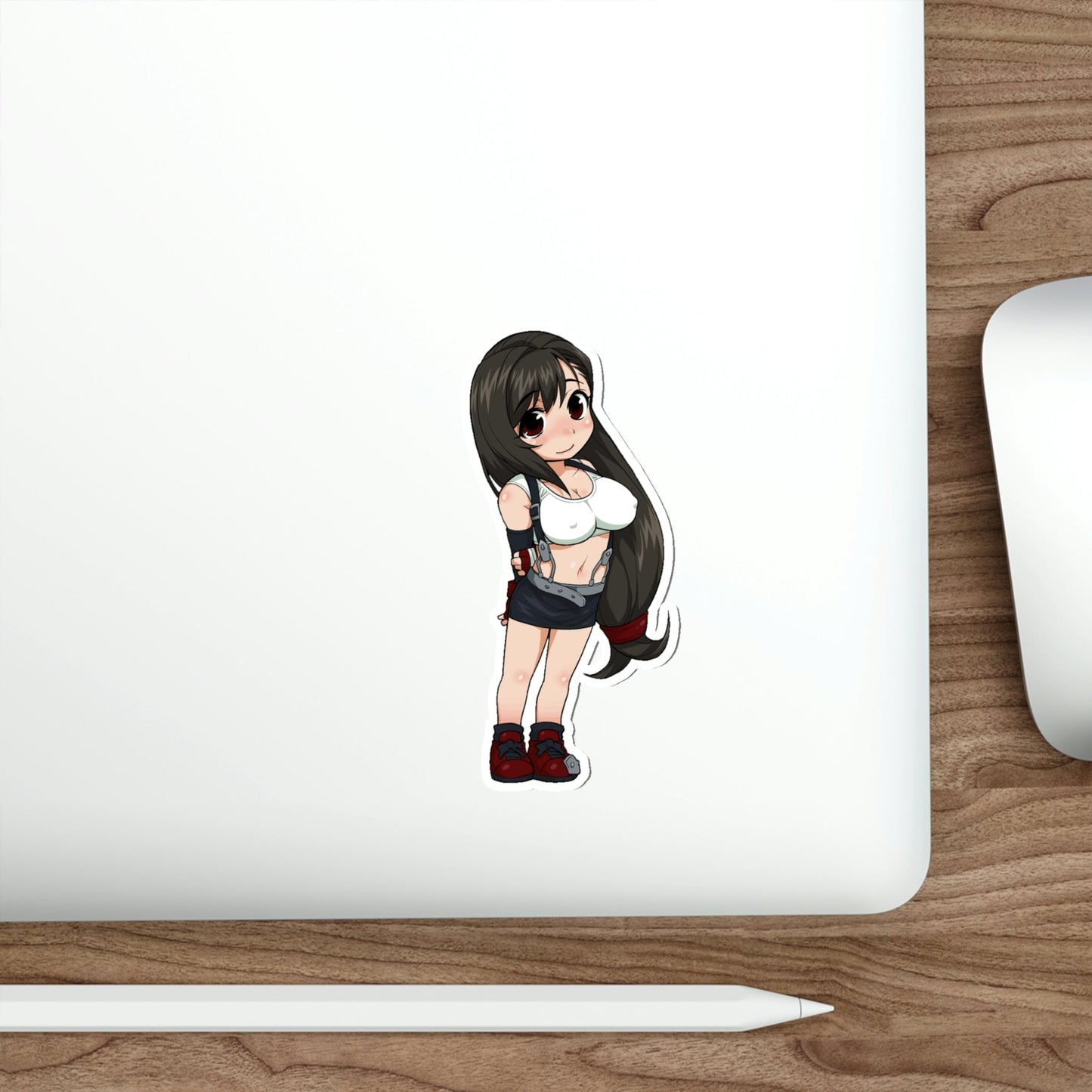 Chibi Sexy Tifa Lockhart Final Fantasy 7 Waterproof Sticker - Weatherproof Vinyl Car Decal