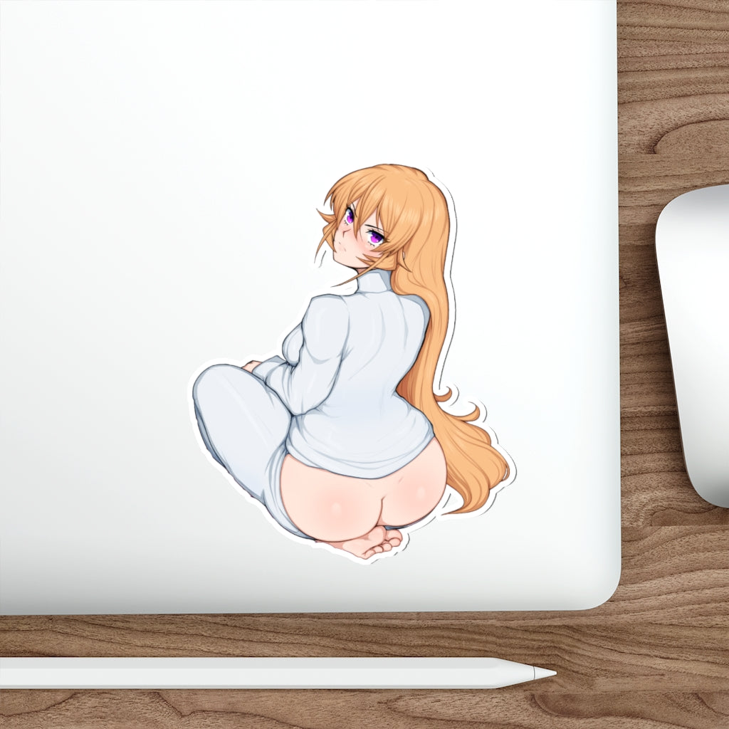 Food Wars Erina Nakiri Thick Butt Waterproof Sticker - Ecchi Vinyl Decal