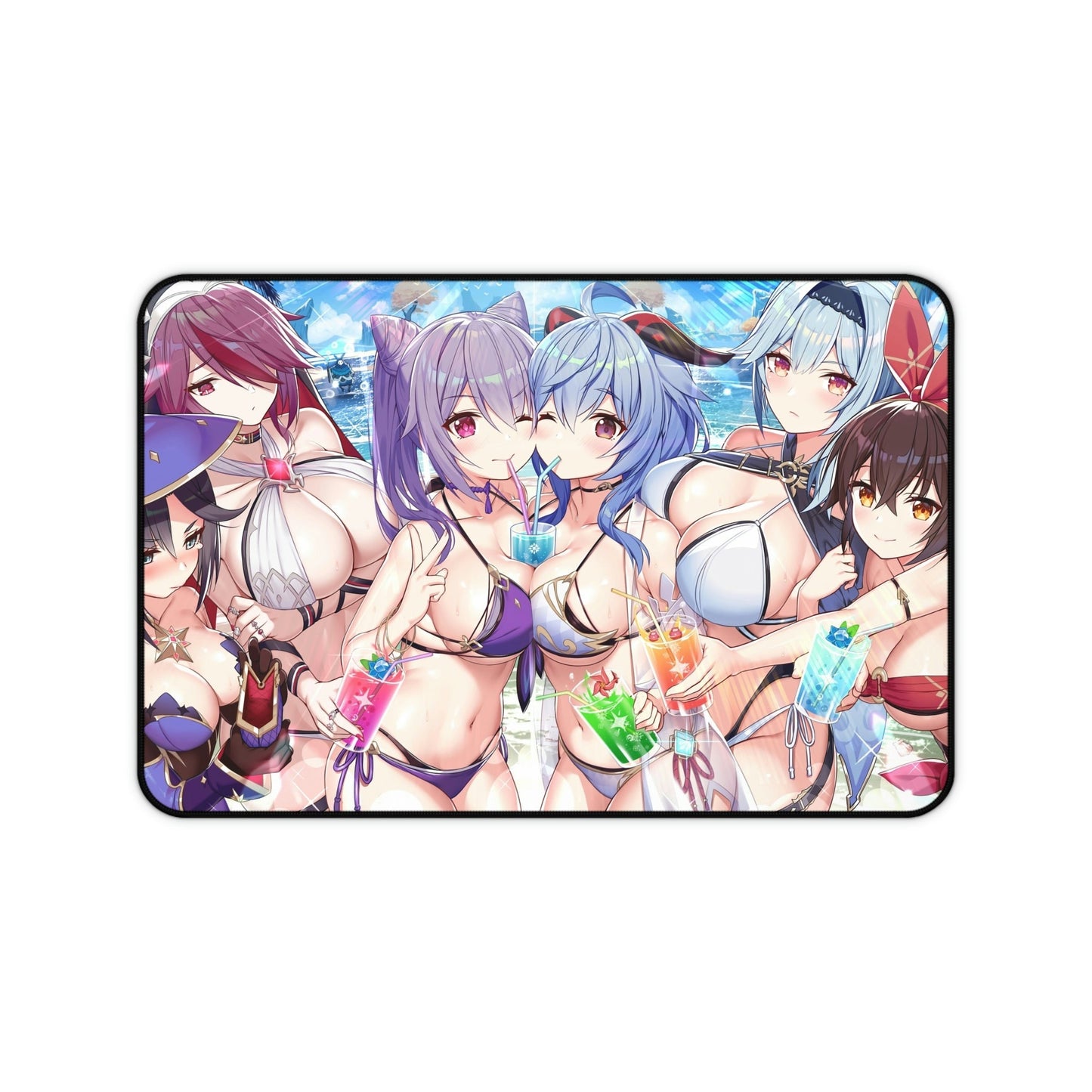 Genshin Impact Anime Mousepad Doujin - Desk Mat - Big Gaming Mouse Pad - Gamer Playmat