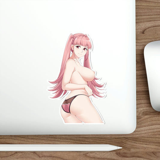 Fire Emblem Three Houses Topless Hilda Valentine Waterproof Sticker - Ecchi Vinyl Decal