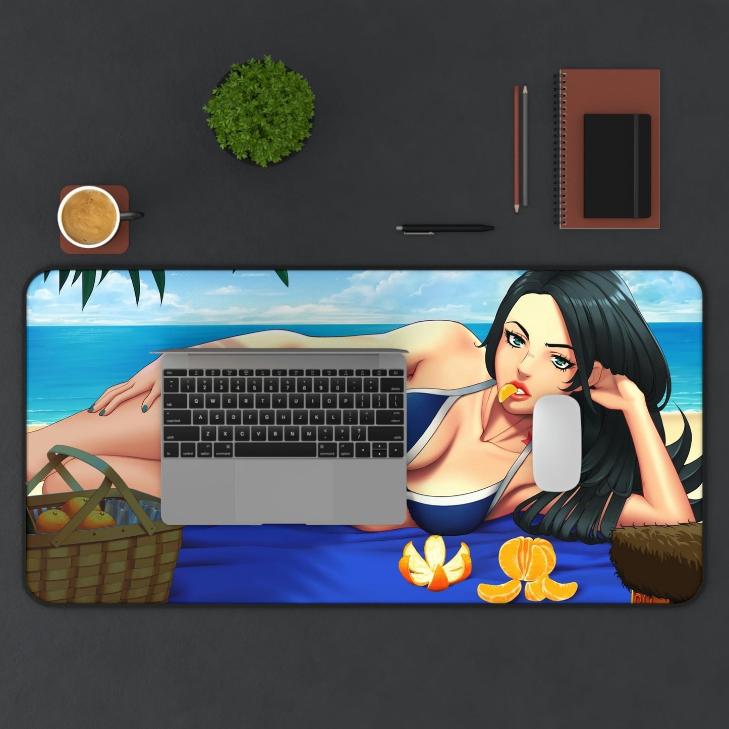 JoJo's Bizarre Adventure Anime Mousepad - Bikini Kei Nijimura - Large Desk Mat - Ecchi Mouse Pad - MTG Playmat