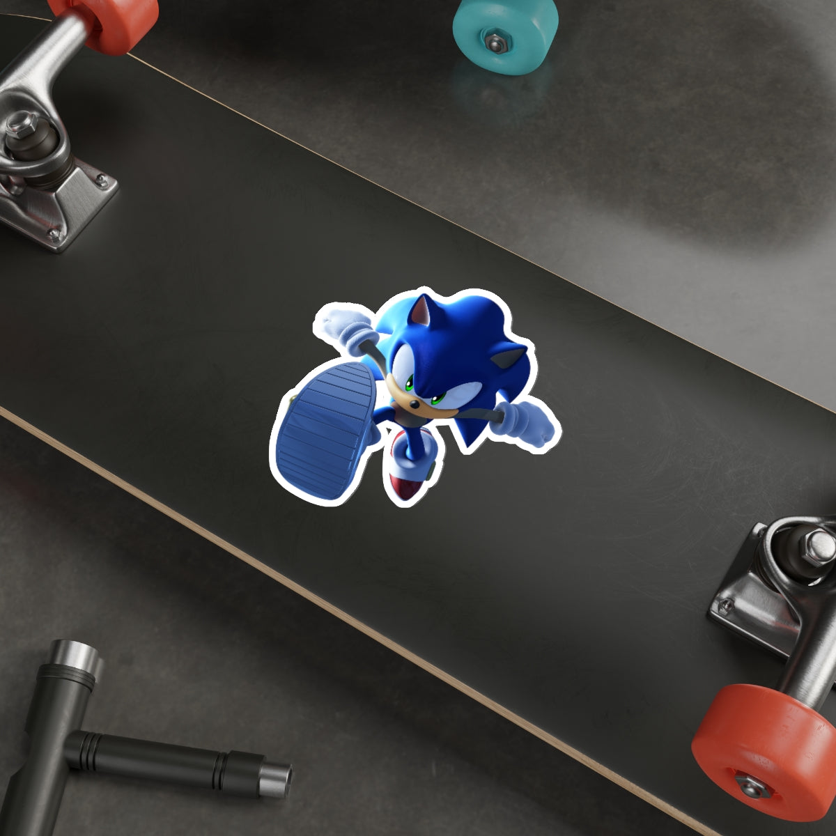 Running Sonic the Hedgehog Waterproof Sticker - Weatherproof Vinyl Car Decal