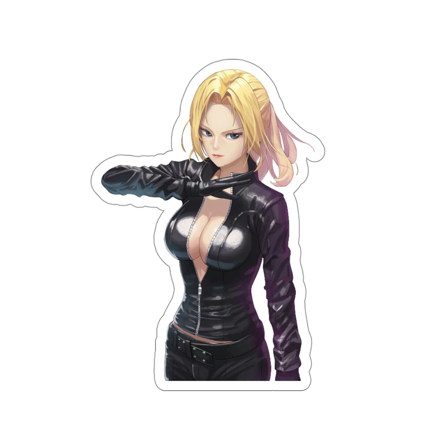 Tekken Nina Williams Sexy Leather Bodysuit Waterproof Sticker - Weatherproof Vinyl Car Decal