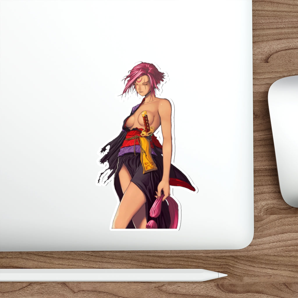 Guilty Gear Sexy Kimono Baiken Waterproof Sticker - Ecchi Vinyl Decal