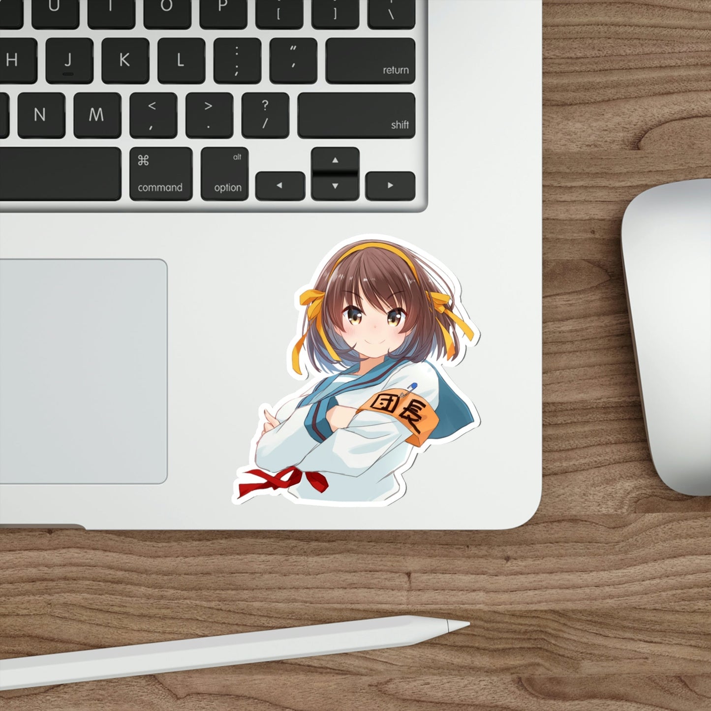 Haruhi Suzumiya Peeker Waterproof Sticker - Weatherproof Vinyl Car Decal