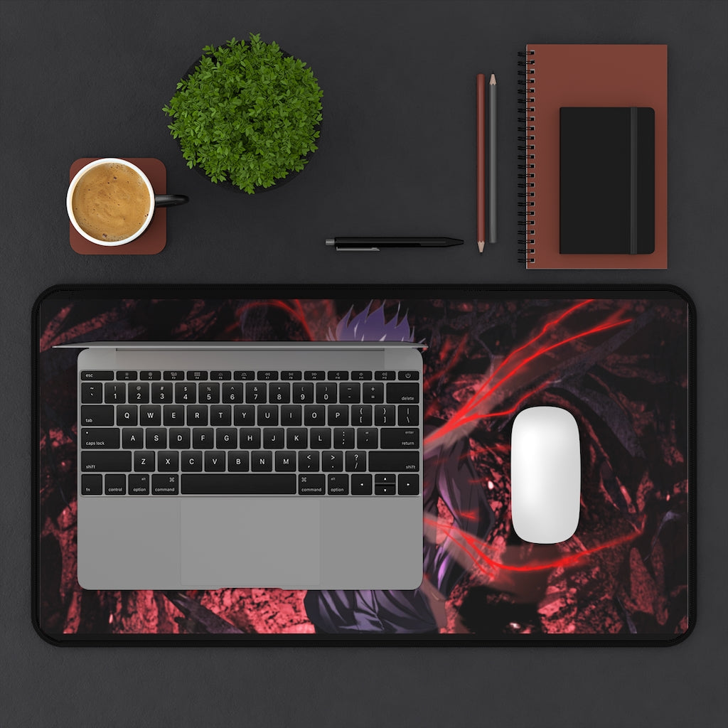 Jujutsu Kaisen Large Mouse pad / Desk mat - Gojo Satoru Red technique - The Mouse Pads Ninja Home Decor