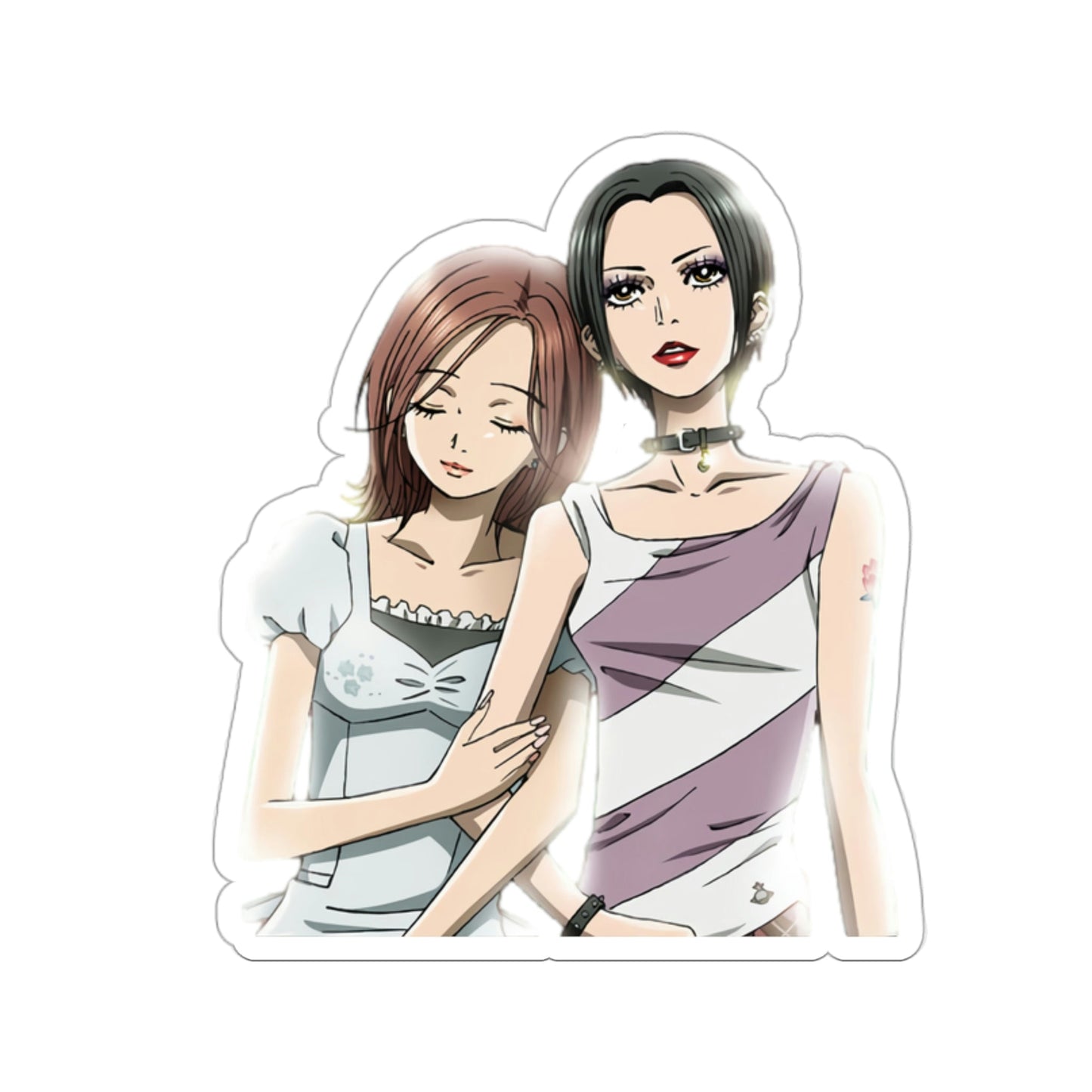 Komatsu and Osaki Nana Anime Sticker - Kawaii Waterproof Decal