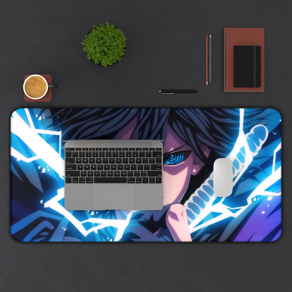 Desk Naruto Anime Mouse Pad / Desk Mat - Sasuke Uchiha