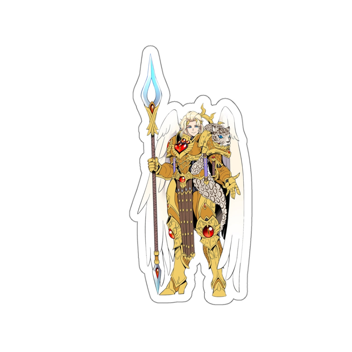 Female Sanguinius Warhammer 40k Waterproof Sticker - Weatherproof Vinyl Car Decal