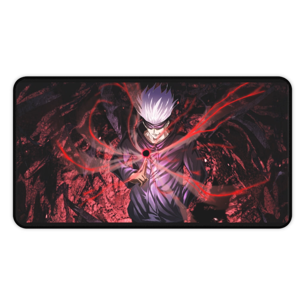 Jujutsu Kaisen Large Mouse pad / Desk mat - Gojo Satoru Red technique - The Mouse Pads Ninja 12" × 22" (30 x 60 cm) Home Decor