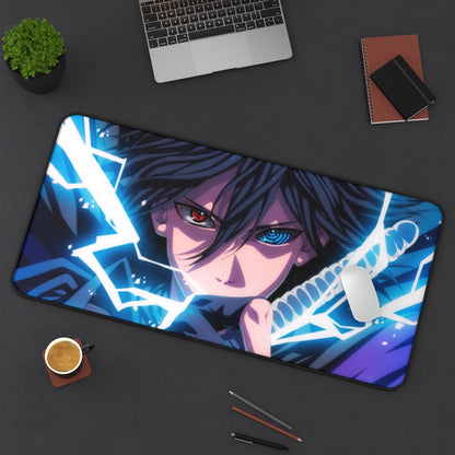 Desk Naruto Anime Mouse Pad / Desk Mat - Sasuke Uchiha