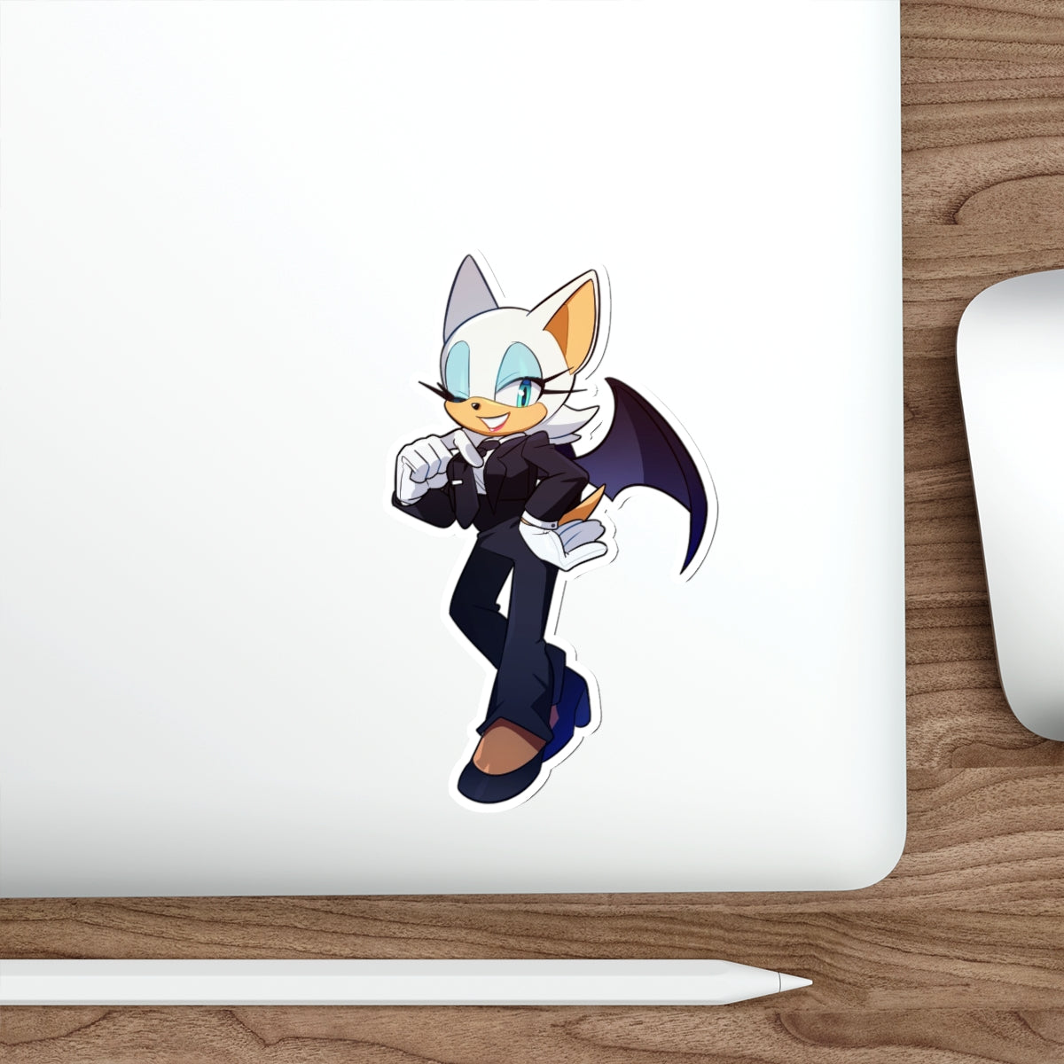 Rouge the Bat Sonic Waterproof Sticker - Weatherproof Vinyl Car Decal