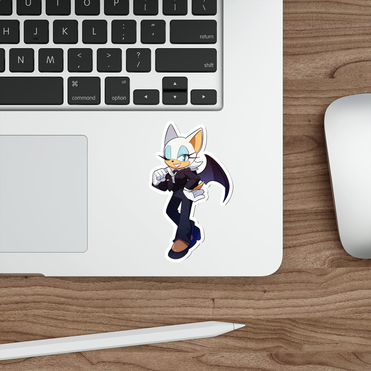 Rouge the Bat Sonic Waterproof Sticker - Weatherproof Vinyl Car Decal