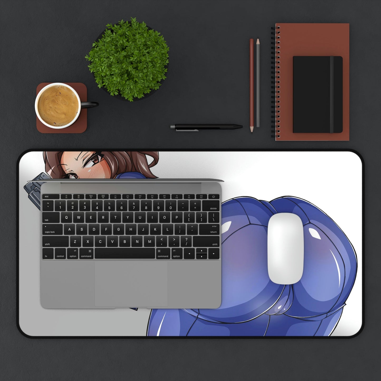 Fallout Anime Mousepad - Thick Vault Girl Large Desk Mat - Mouse Pad