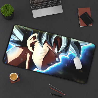 Dragon Ball Anime Mouse pad /Desk Mat - Ultra instinct Goku - The Mouse Pads Ninja 31" × 15.5" Home Decor