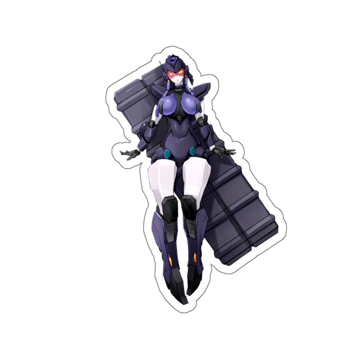 Chasseur GBR-9 Anryu Yuusha-Ou GaoGaiGar Waterproof Sticker - Weatherproof Vinyl Car Decal