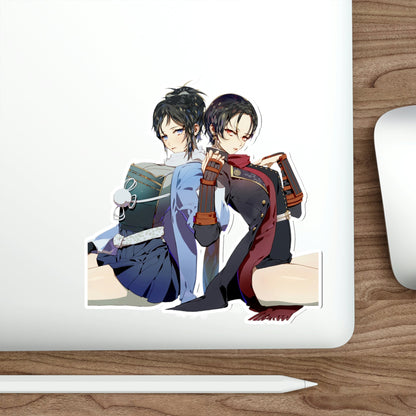 Touken Ranbu Sexy Waifus Kiyomitsu and Yasusada Waterproof Sticker - Weatherproof Vinyl Car Decal