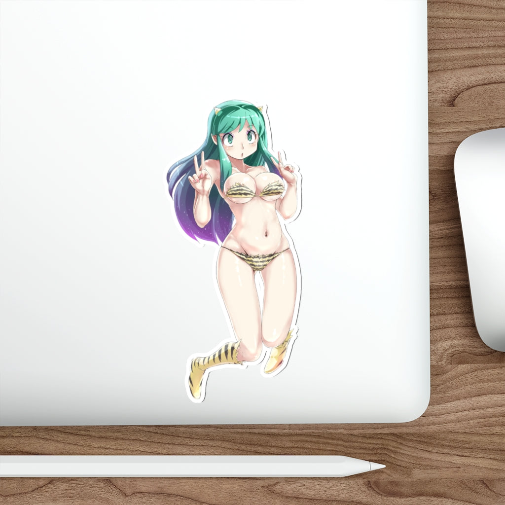 Lum Invader Waterproof Sticker - Ecchi Vinyl Decal