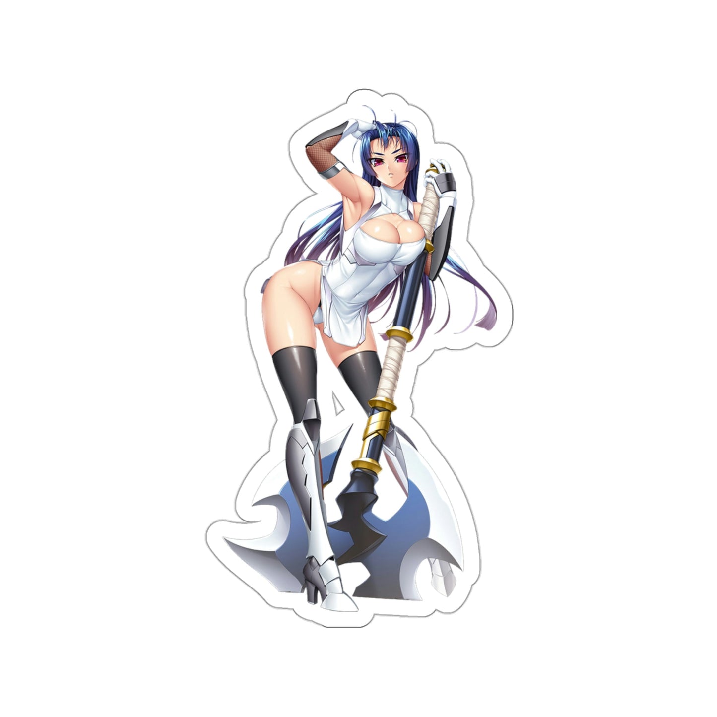 Sexy Yatsu Murasaki Action Taimanin Waterproof Sticker - Weatherproof Vinyl Car Decal