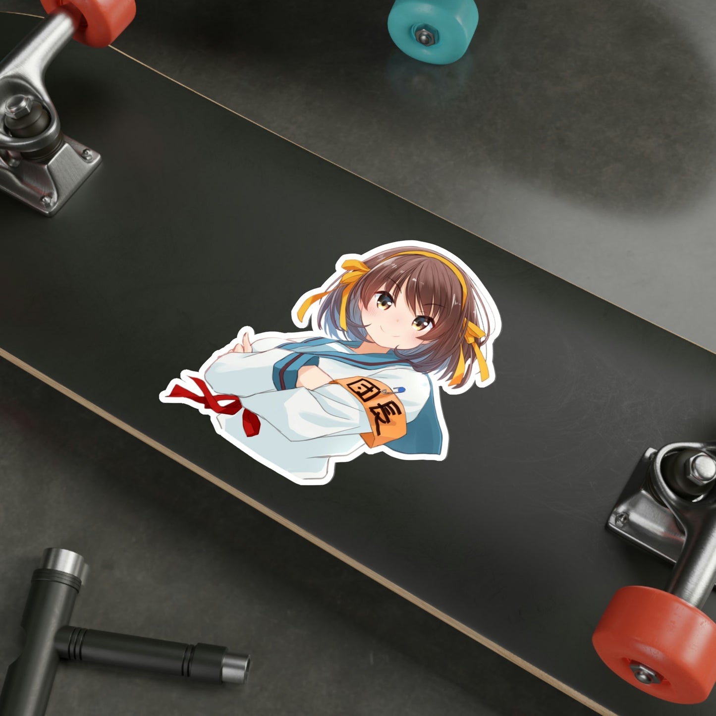 Haruhi Suzumiya Peeker Waterproof Sticker - Weatherproof Vinyl Car Decal