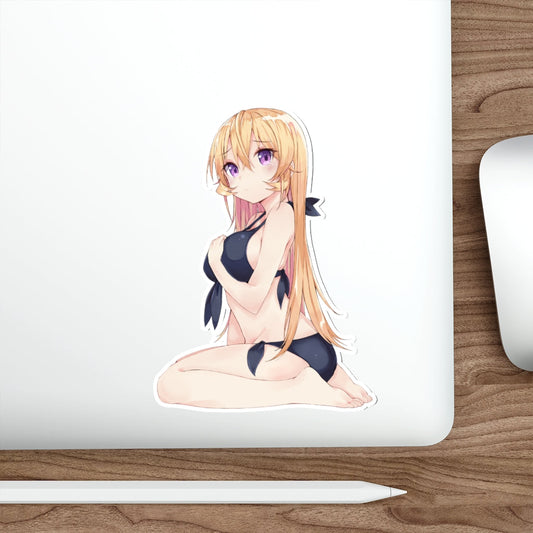 Food Wars Erina Nakiri Swimsuit Waterproof Sticker - Ecchi Vinyl Decal